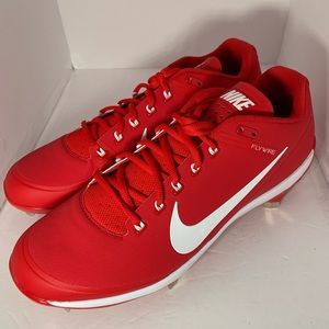 New Nike Air Men's Red Baseball Cleats Size 12